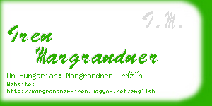 iren margrandner business card